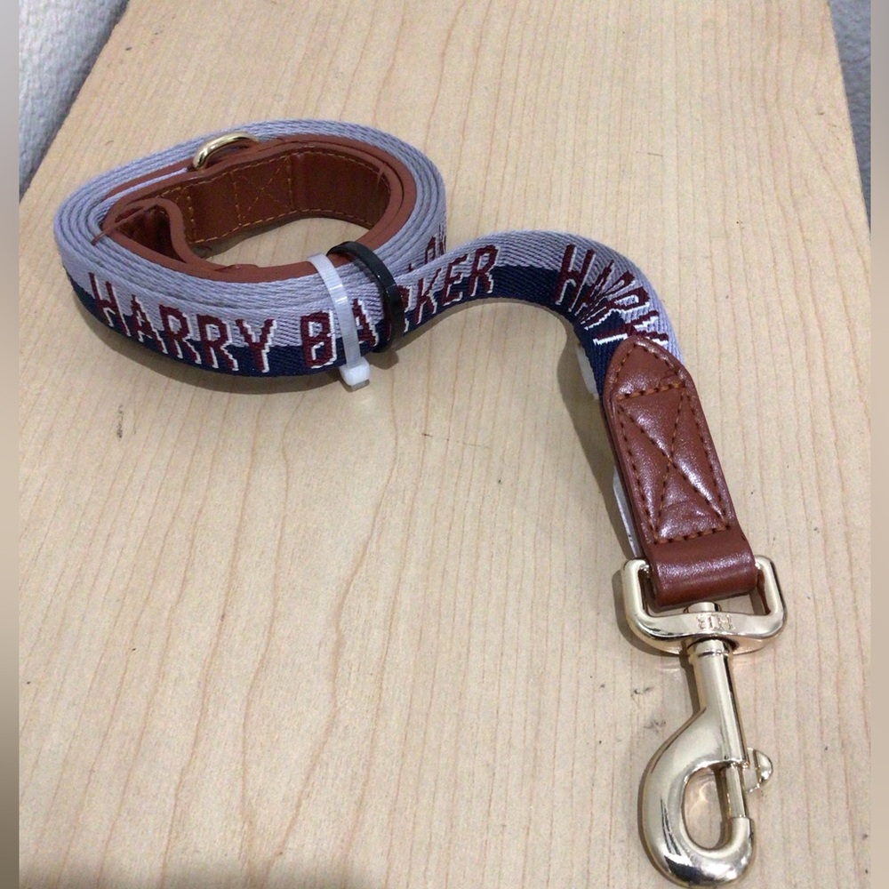 Harry Barker Blue Colorblock Dog Leash